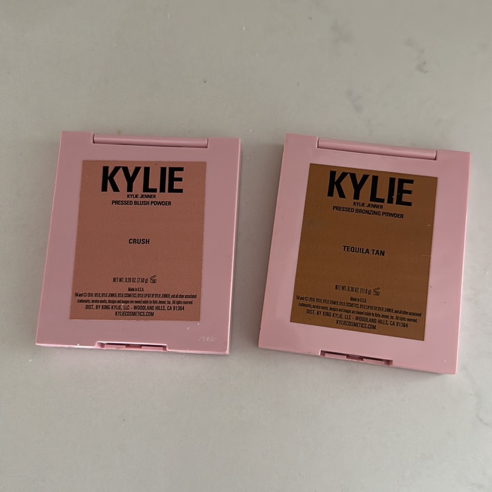 Kylie Cosmetics Pressed Blush Powder Pressed Bronzing Powder CRUSH & TEQUILA TAN